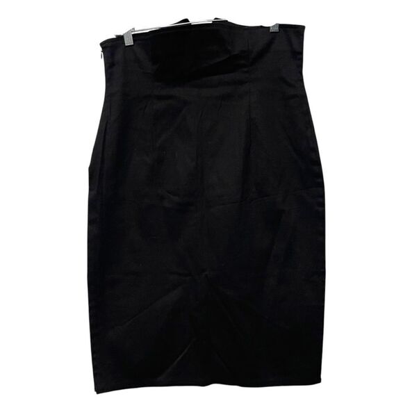 COLLECTIF Pointed High Waist Pencil Skirt 12 - Picture 6 of 7